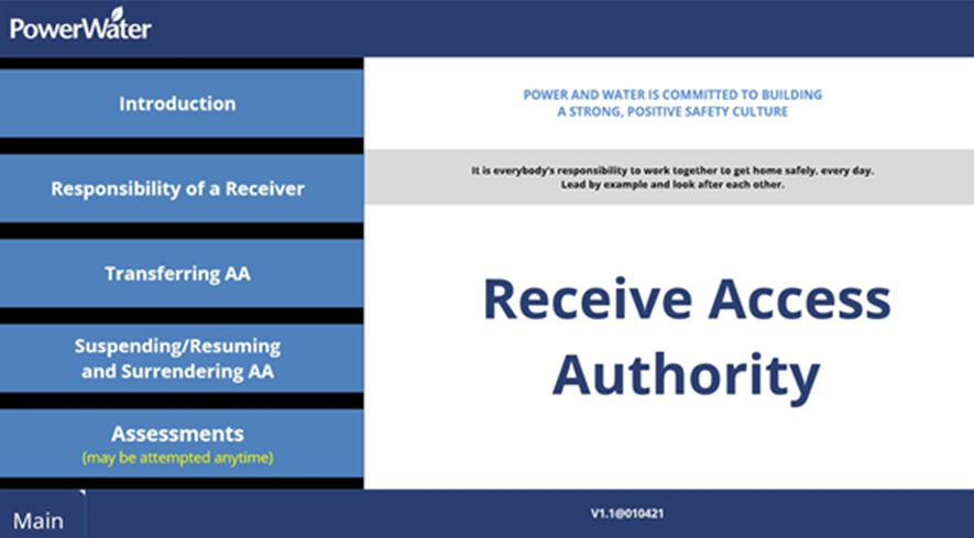 Receive an Access Authority